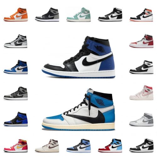 Nike Air Jordan 1 High Retro Basketball Sneakers Multicolor