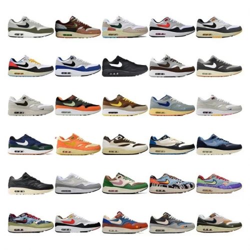 Nike Air Max 1 Iconic Retro Sneakers Multicolor