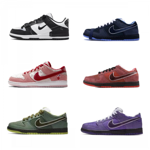 Nike Dunk Low Chunky Streetwear Sneakers Multicolor