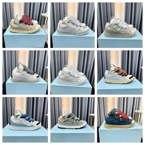 Lanvin Curb Chunky Sneakers Multicolor