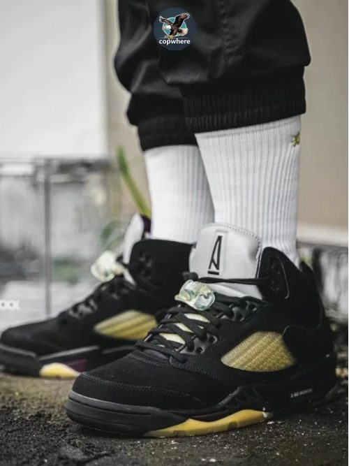 Jordan Air Jordan 5 Retro A Ma Maniere Dawn High Top Sneakers Black