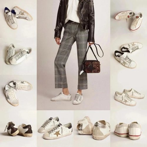 Golden Goose GGDB Super-Star Distressed Sneakers White