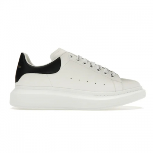 Alexander McQueen AMQ Oversized Chunky Sneakers Leather White and Black