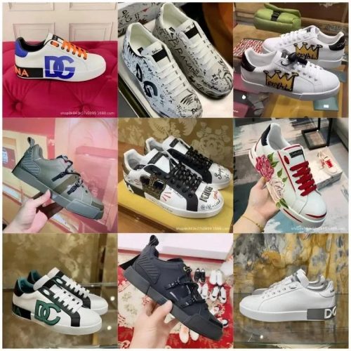 Dolce & Gabbana D&G Portofino Casual Sneakers Multicolor