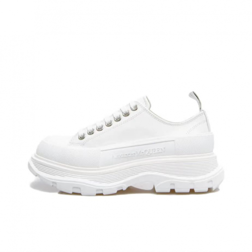 Alexander McQueen AMQ Tread Slick Chunky Sneakers White
