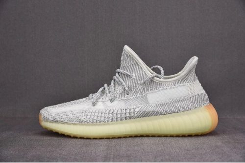 Adidas Yeezy Boost 350 V2 Static Chunky Sneakers White and Beige