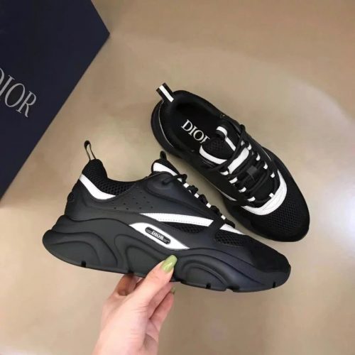 Dior B22 Chunky Sneakers Black and White
