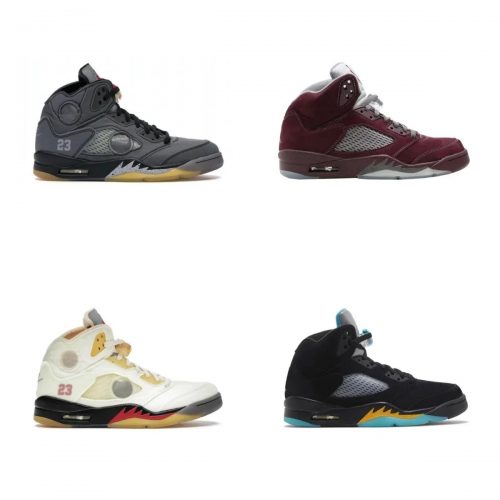 Jordan Air Jordan 5 Retro High Top Sneakers Multicolor