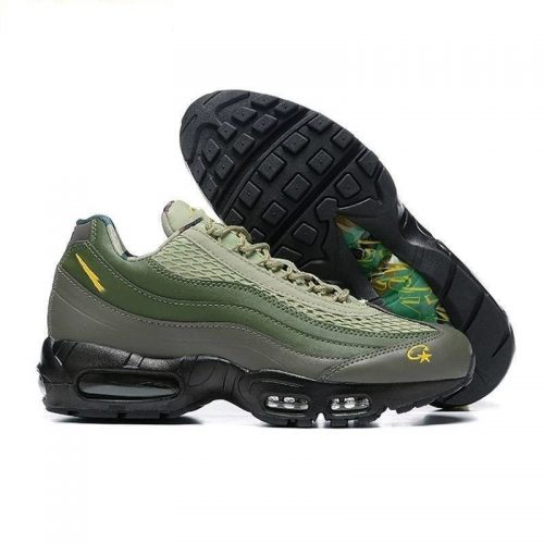 Nike Air Max 95 Chunky Sneakers Olive and Black