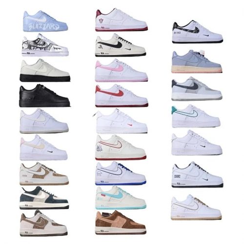 Nike Air Force 1 Classic Sneakers Collection Multicolor