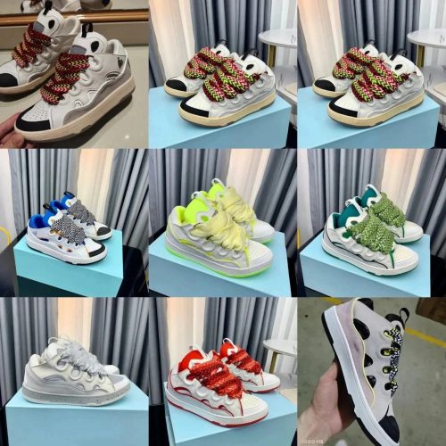 Lanvin Curb Chunky Sneakers Multicolor