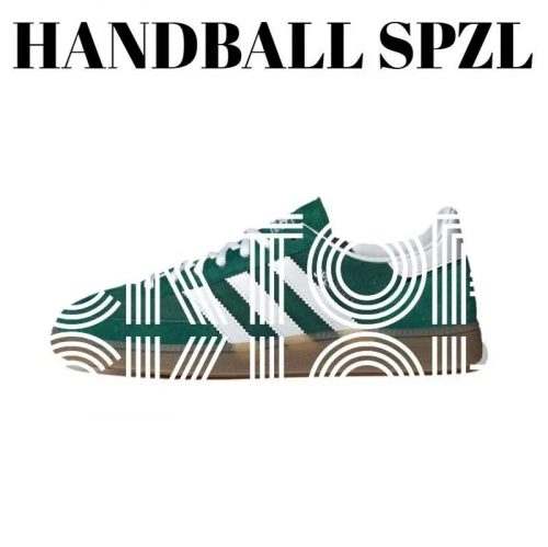 Adidas Handball Spezial Retro Sneakers Green and White