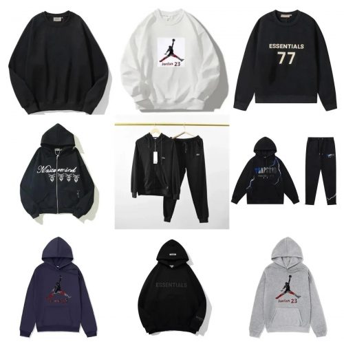 Jordan Jumpman 23 Casual Hoodie Black White Gray