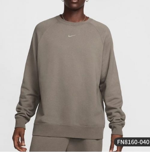 Nike FN8160-040 Crewneck Sweatshirt Brown