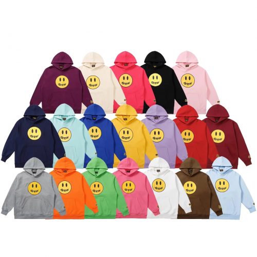 drew house Mascot Hoodie Oversized Streetwear Sweatshirt Multicolor