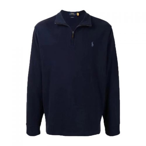 Polo Ralph Lauren PRL Quarter-Zip Pullover Casual Sweatshirt Navy
