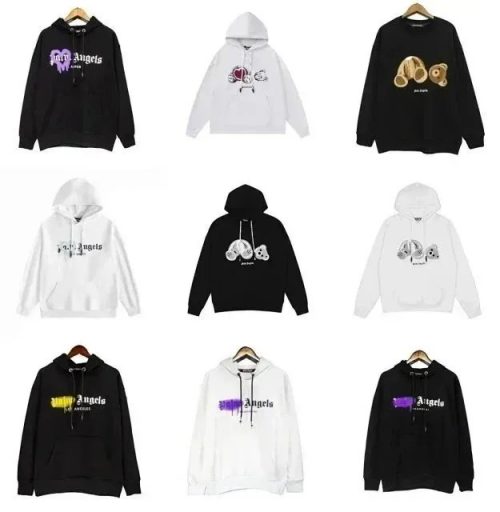 Palm Angels Graphic Print Oversized Hoodie Multicolor