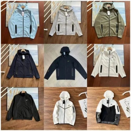 Nike Tech Fleece athletic Zip-Up Hoodie Multicolor