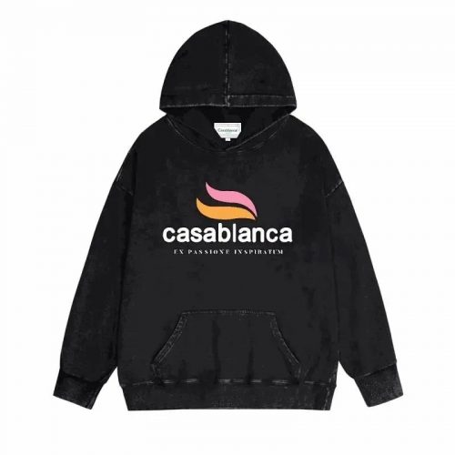 Casablanca Ex Passione Inspiratum Graphic Hoodie Black