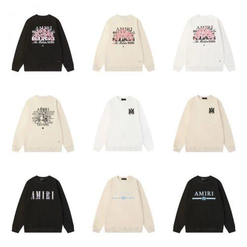Amiri Graphic Print Cotton Sweatshirt Multicolor