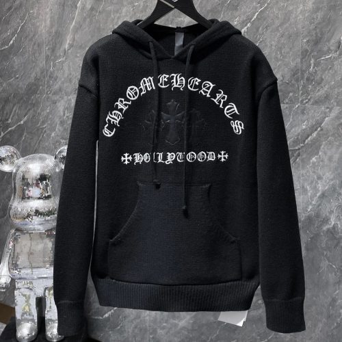 Chrome Hearts Hollywood Knit Graphic Sweater Black