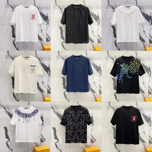 Louis Vuitton LV Monogram Graphic Cotton T-Shirt Multicolor