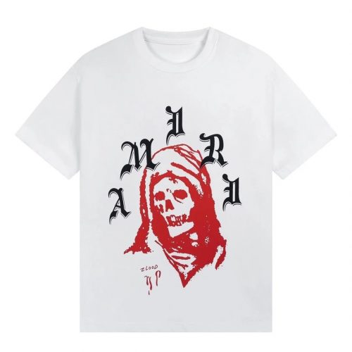 Amiri Skull Graphic Cotton T-Shirt White