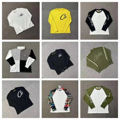 Corteiz Graphic Long Sleeve Streetwear T-Shirt Multicolor