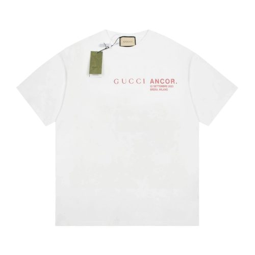 Gucci Ancora Brera Milano Graphic Tee T-Shirt White