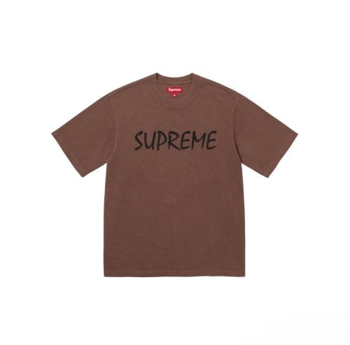 Supreme Handstyle Graphic Tee Brown