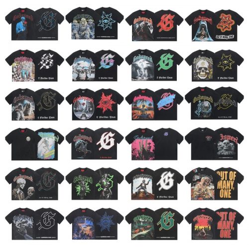 Godspeed Graphic Print Streetwear T-Shirt Black