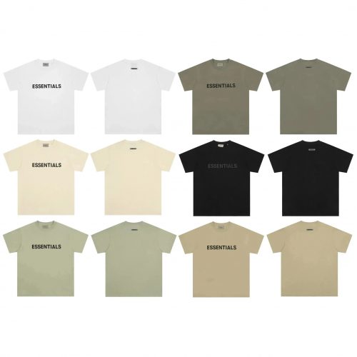 Fear of God FOG Essentials Oversized Cotton T-Shirt Multicolor