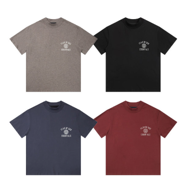 Fear of God FOG Essentials Mock Neck Oversized T-Shirt Multicolor