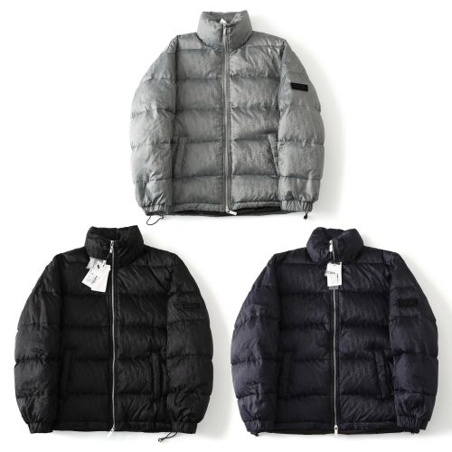 Dior Oblique Down Jacket Puffer Coat Multicolor