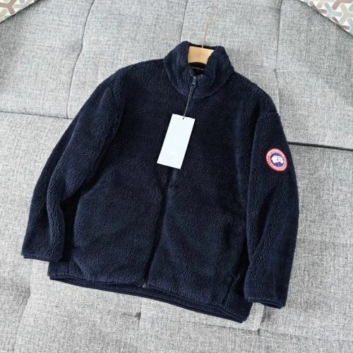 Canada Goose Cypress Fleece Zip-Up Jacket Navy