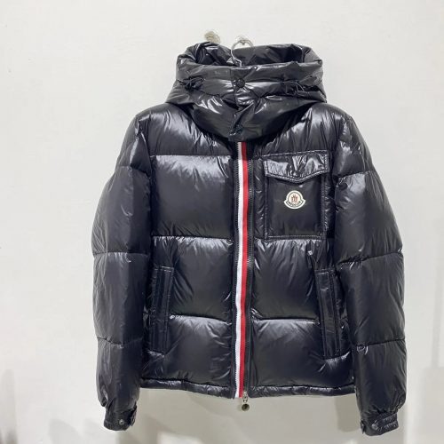 Moncler Montcla Shiny Puffer Jacket Black