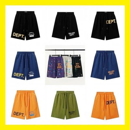 Gallery Dept. Graphic Print Streetwear Shorts Multicolor