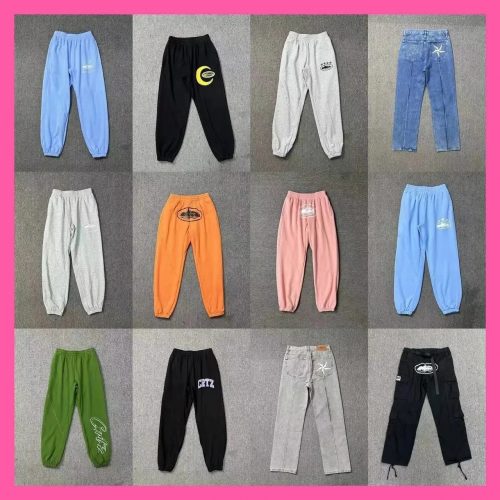 Corteiz CRTZ Graphic Streetwear Joggers and Jeans Multicolor
