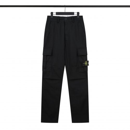 Stone Island Cargo Pants Utility Trousers Black