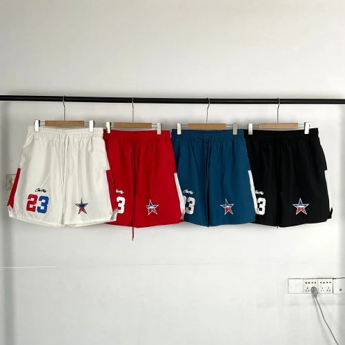 Design Star Number 23 Graphic Casual Shorts Multicolor