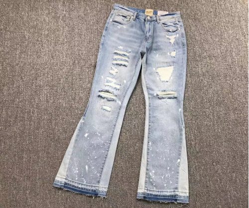 Gallery Dept. La Flare Distressed Denim Jeans Blue