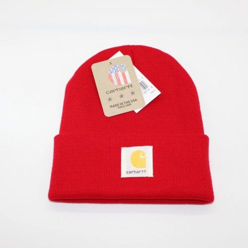 Carhartt A18 Acrylic Watch Hat Knit Beanie Red