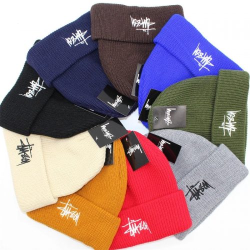 Stussy Stock Cuff Beanie Knit Hat Multicolor