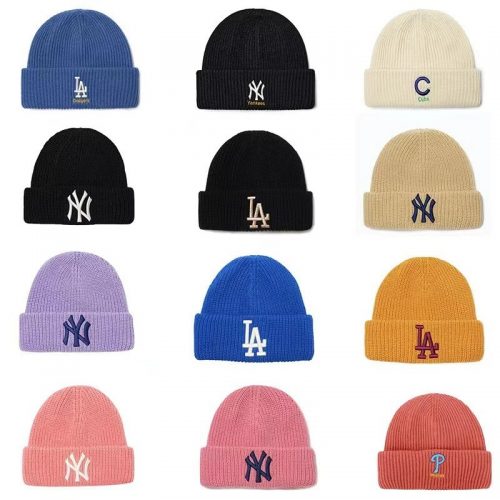 New Era MLB Team Beanie Knit Baseball Cap Multicolor