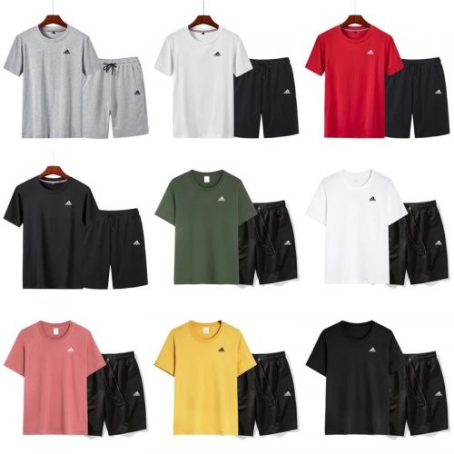 Adidas Essentials casual Cotton Shorts Set Multicolor