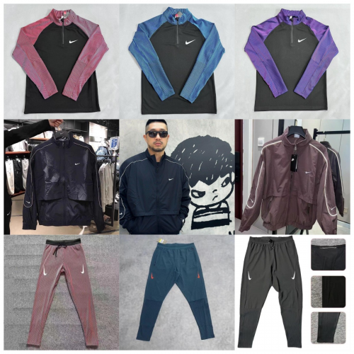 Nike Dri-FIT Strike Sporty Training Jacket and Pants Set Black