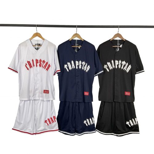 Trapstar Baseball Jersey Streetwear Matching Set Multicolor