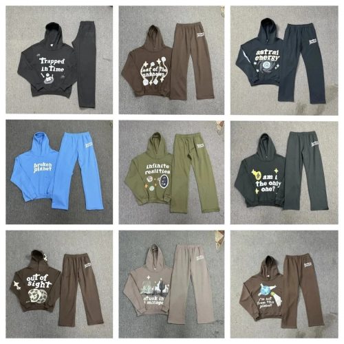 Broken Planet Market BPM Graphic Print Streetwear Tracksuit Set Multicolor