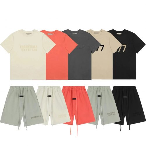 Fear of God FOG Essentials Graphic Oversized Matching Set Multicolor