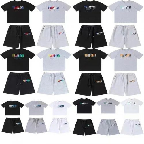Trapstar Irongate Graphic Streetwear Shorts Set Multicolor